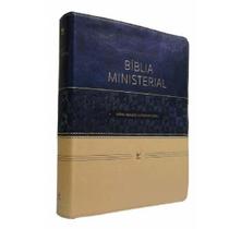 Bíblia Ministerial - Capa Azul e Bege - Vida
