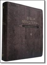 Bíblia ministerial - NVI - Capa marrom escuro - Editora Vida