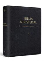 Bíblia Ministerial NVI Letra Normal Capa PU Preta - VIDA