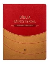 Bíblia Ministerial - NVI - Marrom Claro e Vermelho Sortido - VIDA EDITORA