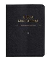 Bíblia Ministerial NVI | Preta Luxo - EDITORA VIDA