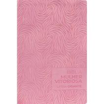 Biblia Mulher Vitoriosa Capa Rosa Letra Gigante