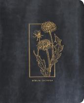 Bíblia Mulheres NVT - Uma Coluna Floral Grafite