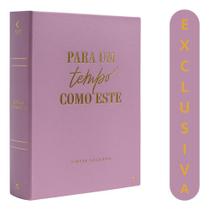 Bíblia Mulheres Um Tempo Como Este Versão Nvt Viviane Martinello Capa Lilás Dura De Luxo Com Espaço Para Escrever - VIDA
