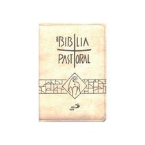 Bíblia Nova Pastoral Pequena Bolso Capa Zíper Editora Paulus Livro Completo Antigo e Novo Testamento