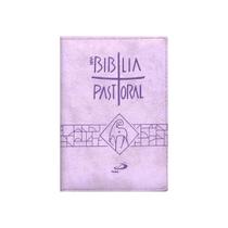 Bíblia Nova Pastoral Pequena Bolso Capa Zíper Editora Paulus Livro Completo Antigo e Novo Testamento