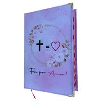 Bíblia NTLH Círculo Floral foi por amor - Capa dura acolchoada SBB Bíblia NTLH Círculo Floral foi por amor - Capa dura acolchoada SBB