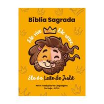 Biblia Ntlh Infantil Capa Dura Leão De Juda