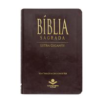 Bíblia NTLH Letra Gigante Nobre Marrom - SBB