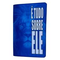 Bíblia Nvi Leão Azul É Tudo Sobre Ele com Indice