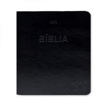 Bíblia NVI Leia e Anote - Luxo - Preta: Bíblia com espaço de anotação - PÃO DIARIO