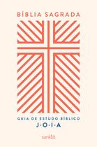 Bíblia Nvt com Guia de Estudo Bíblico J.o.i.a.: Capa Creme - MAQUINARIA SANKTO EDITORA E DI