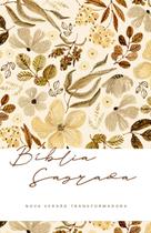 Bíblia Nvt Floral Creme Slim - Letra Maior - MAQUINARIA STUDIO Bíblia Nvt Floral Creme Slim - Letra Maior - MAQUINARIA STUDIO