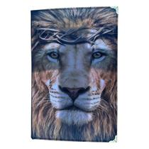 Bíblia NVT Leão coroa espinhos Capa dura acolchoada