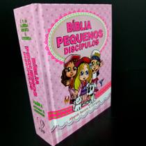 Biblia para crianças menina evangelica discipulos rosa sk