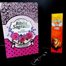 Bíblia para mulher evangelica presente laminada pink kt cc