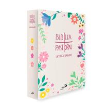 Bíblia Pastoral - Letra Grande - Floral - Cristal - Editorial Editora Paulus Em Português Bíblia Pastoral - Letra Grande - Floral - Cristal - Editorial Editora Paulus Em Português