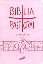 Bíblia Pastoral - Zíper - Rosa