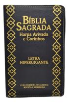 Bíblia Pentecostal Assembleia Letra Hipergigante Harpa Coros Almeida Índice