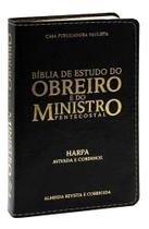 Bíblia Pentecostal estudo Harpa e corinhos letra grande