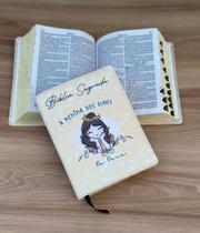 Bíblia Pequena A menina dos olhos de Deus- Com harpa e corinhos e índice digital ARC - CPP