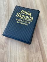 Bíblia pequena Completa Com Harpa e corinhos E Índice digital
