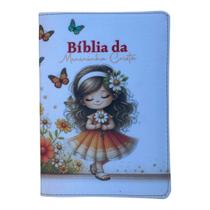 Bíblia Pequena Ntlh Menininha cristã com Índice digital