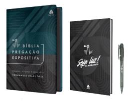 Bíblia Pregação Expositiva - RA - Modelo Redenção - Edição Limitada - Moleskine + Caneta Bíblia Pregação Expositiva - RA - Modelo Redenção - Edição Limitada - Moleskine + Caneta