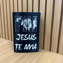 Bíblia preta Pai jesus te ama com indice harpa e corinhos Bíblia preta Pai jesus te ama com indice harpa e corinhos