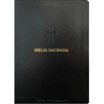 Bíblia RC Harpa e Corinhos Preta - Letra Hipergigante - Capa Emborrachada - CPP