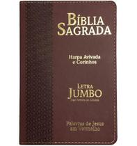 Bíblia RC Letra Jumbo com Harpa Avivada e Corinhos