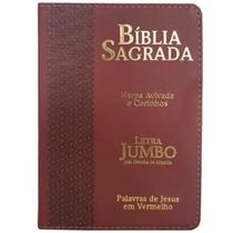 Bíblia RC Letra Jumbo com Harpa Avivada e Corinhos