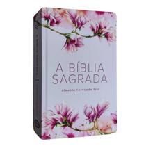 Bíblia sagrada acf letra gigante capa dura floral