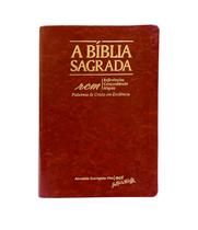 Bíblia Sagrada ACF Letra Gigante Luxo RCM PJV Mogno - SBTB Bíblia Sagrada ACF Letra Gigante Luxo RCM PJV Mogno - SBTB