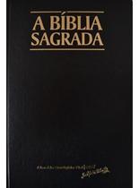 Bíblia Sagrada Acf Letra Grande Capa Clássica Preta Semi-lu