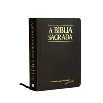 Bíblia Sagrada ACF Pequena Letra Gigante Referências e Mapas Capa Dura Preta