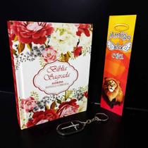 Bíblia sagrada adolescente p/presente mulher virtuosa kt