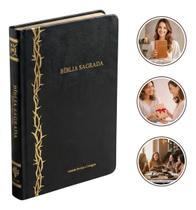 Bíblia Sagrada Almeida Revista E Corrigida Arc Harpa Preta