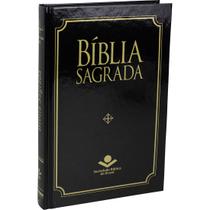 Bíblia sagrada almeida revista e corrigida - capa preta: almeida revista e corrigida (arc)