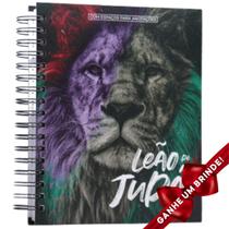 Bíblia Sagrada Anote a Palavra Letra Normal Capa Dura Leão de Judá Espiral Com Espaço Para Anotações Bíblia Sagrada Anote a Palavra Letra Normal Capa Dura Leão de Judá Espiral Com Espaço Para Anotações