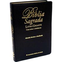 Bíblia Sagrada - ARA - Com Índice Lateral, Notas e Referências - Letra Gigante - Preta