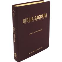 Bíblia Sagrada ARA Letra Gigante Sintético Flexível Vinho