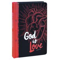 Bíblia Sagrada - ARC - 860 God is love - Letra normal com harpa.