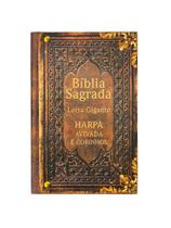 Bíblia Sagrada ARC Letra Gigante Capa Dura Vintage Couro - CPP