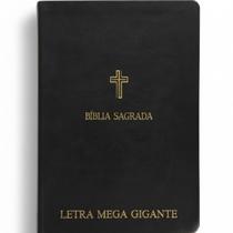 Bíblia Sagrada ARC Letra Mega Gigante Capa Luxo Preta