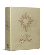 Bíblia Sagrada Ave-Maria - Católica - Capa material sintético Branca Eucaristia - Ave Maria