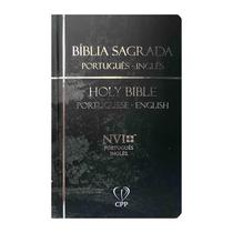 Bíblia Sagrada Bilíngue Português-Inglês NVI Capa Dura Preta - CPP