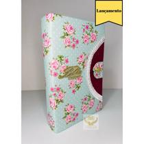 Biblia Sagrada Botão Hipergigante com Harpa e Caneta