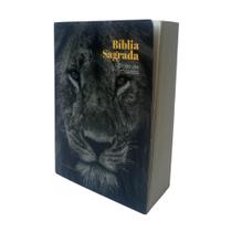Bíblia Sagrada Brochura, Edição de promessas, letra pequena Capa Leão, bolso