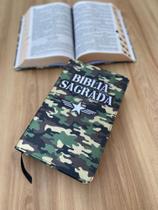 Biblia Sagrada Camuflada Letras Grandes Evangélica Com Harpa índice
